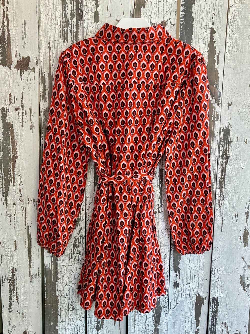 NWT Zara Orange Brigitte Mini Dress Size XL - Picture 3 of 8